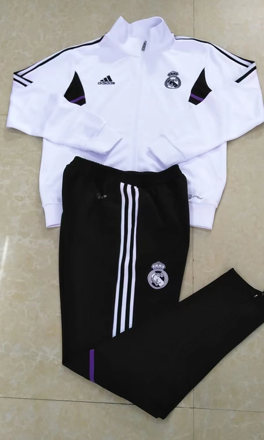 Real Madrid 22-23 | White with Black‎ | Tracksuit