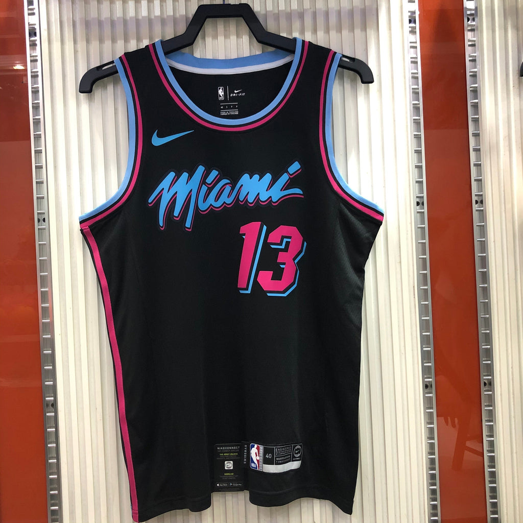 Miami Heat 20-21 Crew Neck Black | - FandomKits S FandomKits